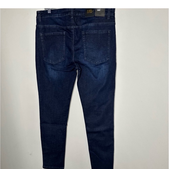 Lucky and Blessed Skinny Blue Jeans - Picture 3 of 7